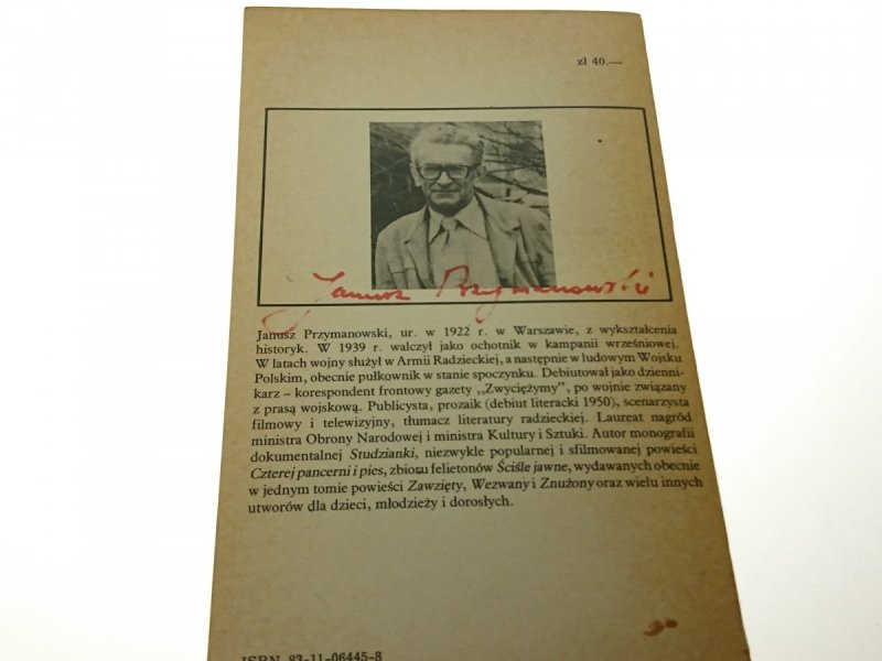 TRÓJCA GRZESZNA - Janusz Przymanowski 1980