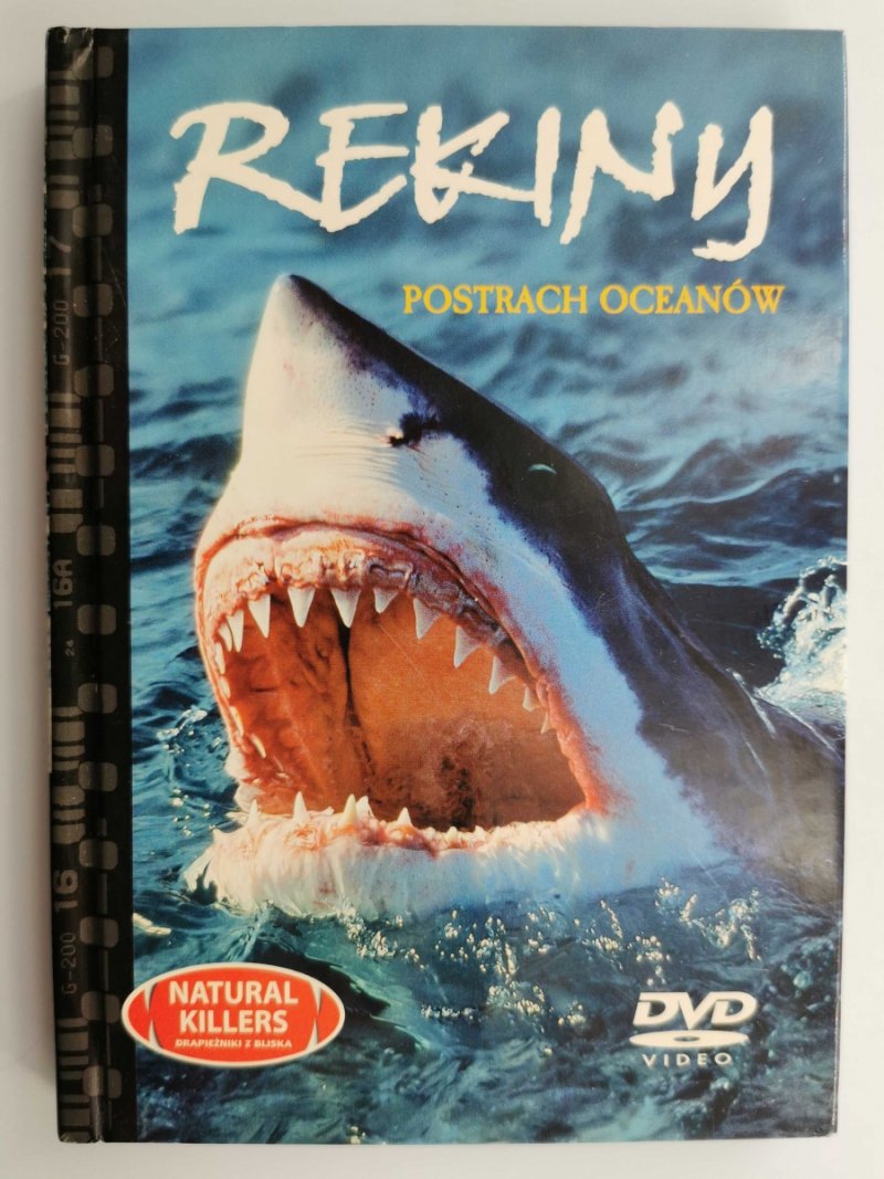DVD. NATURAL KILLERS TOM 1. REKINY POSTRACH OCEANÓW