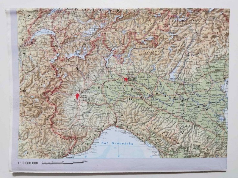 MAPY ŚWIATA 5/24 EUROPA. KRAJE ALPEJSKIE I INNE 