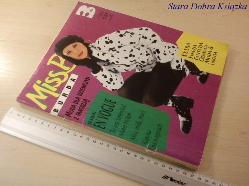 MISS B BURDA 3/96 MODA DLA DZIEWCZĄT Z FANTAZJĄ
