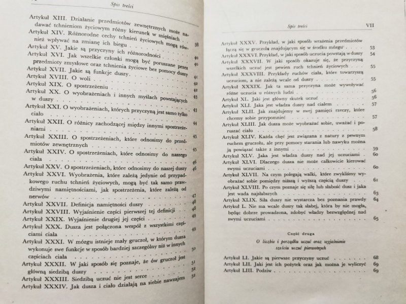 Namiętności duszy - Rene Descartes