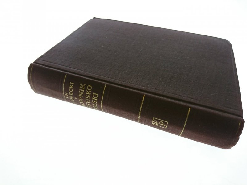 SŁOWNIK ROSYJSKO-POLSKI POLSKO-ROSYJSKI 1960