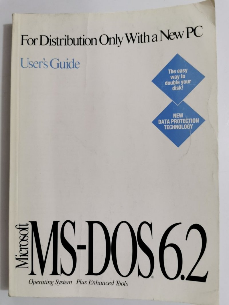 MICROSOFT MS-DOS 6.2 USER'S GUIDE 