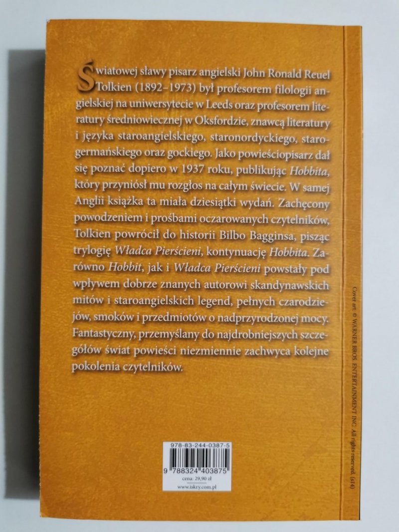 HOBBIT CZYLI TAM I Z POWROTEM - J. R. R. Tolkien 