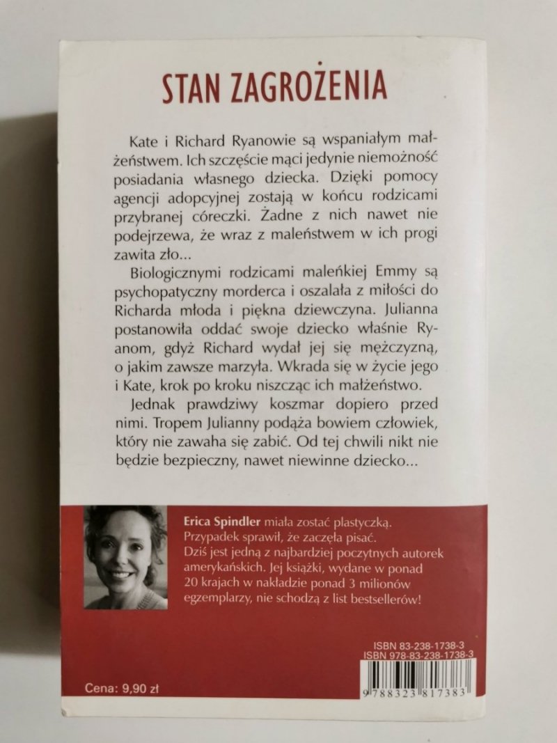 STAN ZAGROŻENIA - Erica Spindler 