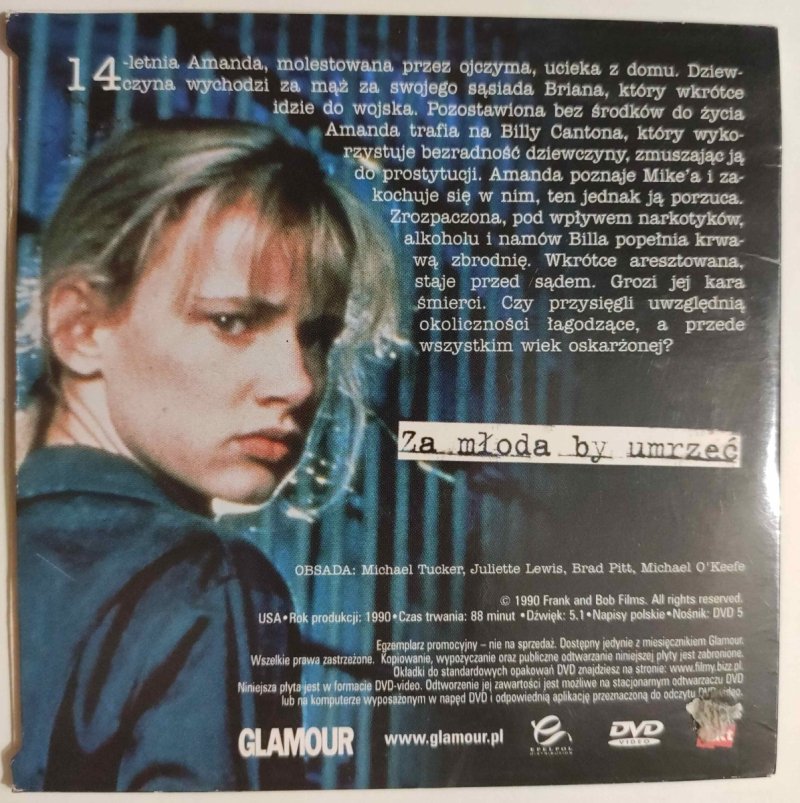 DVD. ZA MŁODA BY UMRZEĆ