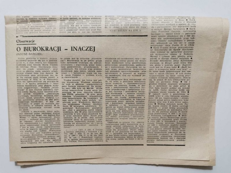 GOŚĆ NIEDZIELNY III NIEDZIELA ADWENTU NR 50 ROK LXIV KATOWICE 12 XII 1987