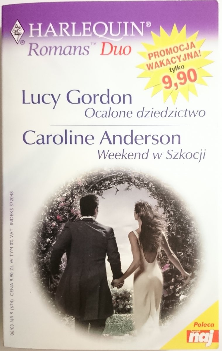 OCALONE DZIEDZICTWO; WEEKEND W SZKOCJI – Gordon; Anderson 2003