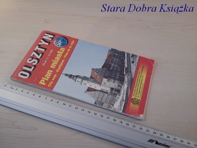 OLSZTYN. PLAN MIASTA 1 : 17 000