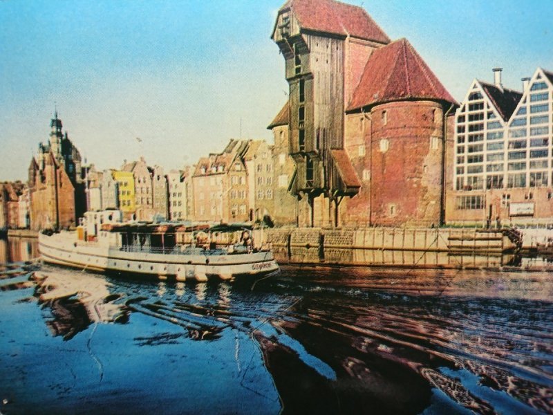 GDAŃSK. ŻURAW NAD MOTŁAWĄ... FOT. T. BILIŃSKI
