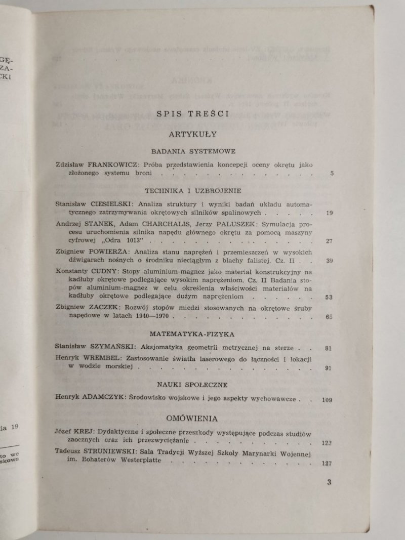 ZESZYTY NAUKOWE PUBLIKACJE NR 4 (43) 1974