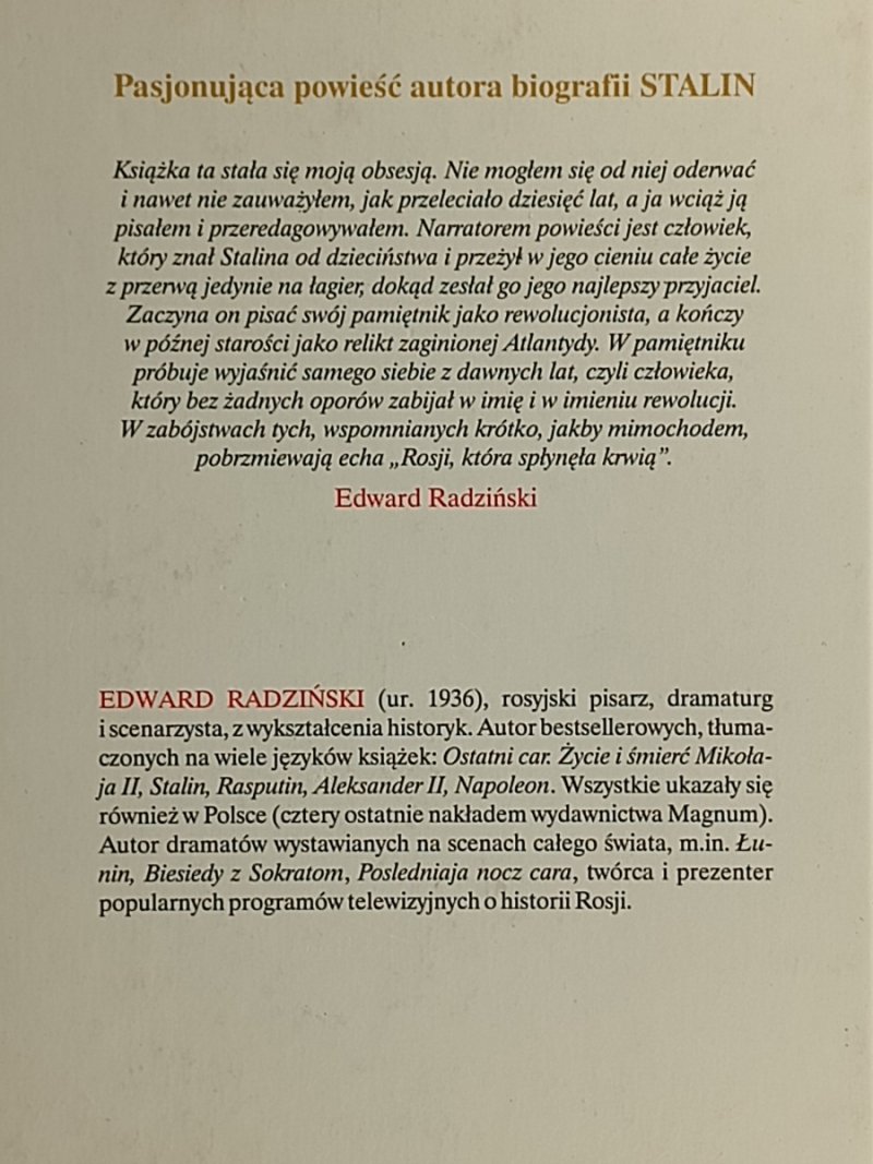 APOKALIPSA KOBY - Edward Radziński