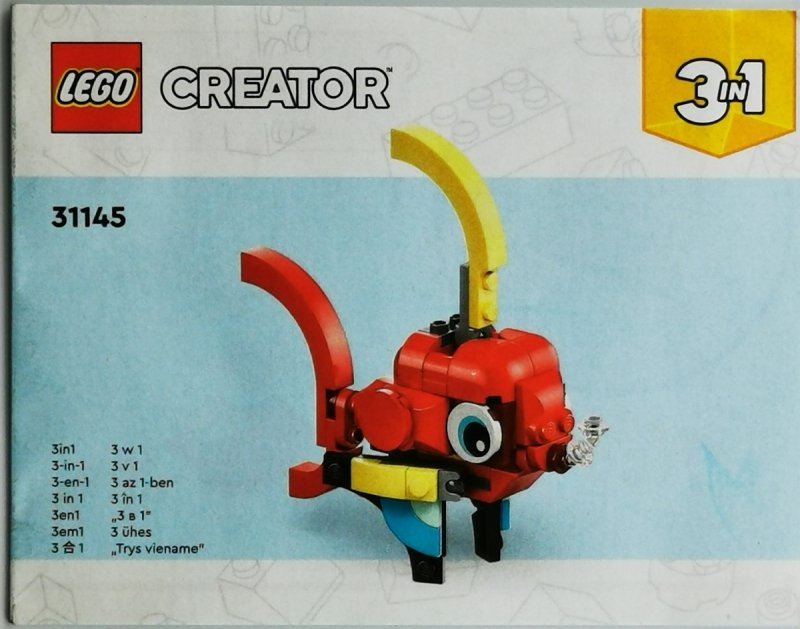 INSTRUKCJA.  LEGO CREATOR 31145  