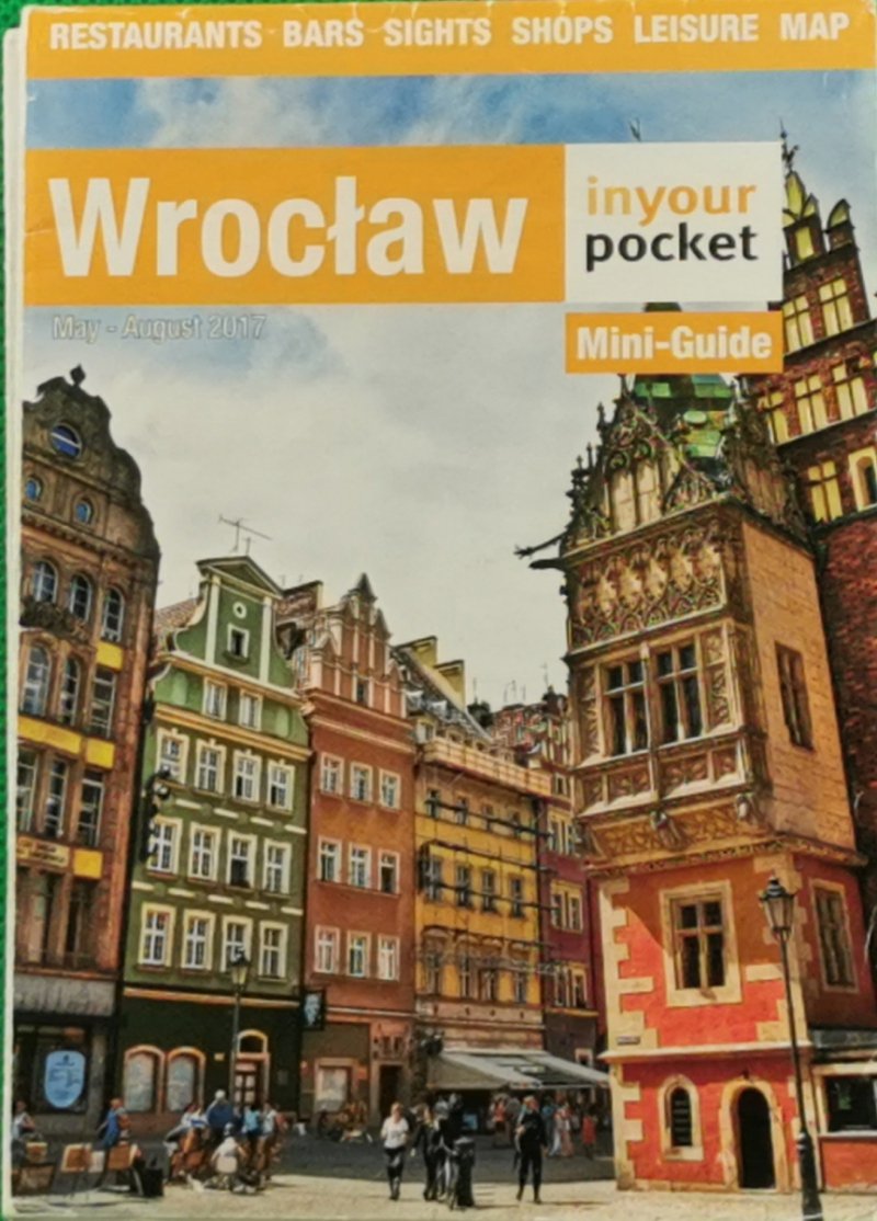 PLAN MIASTA WROCŁAW. SKALA 1:11 500