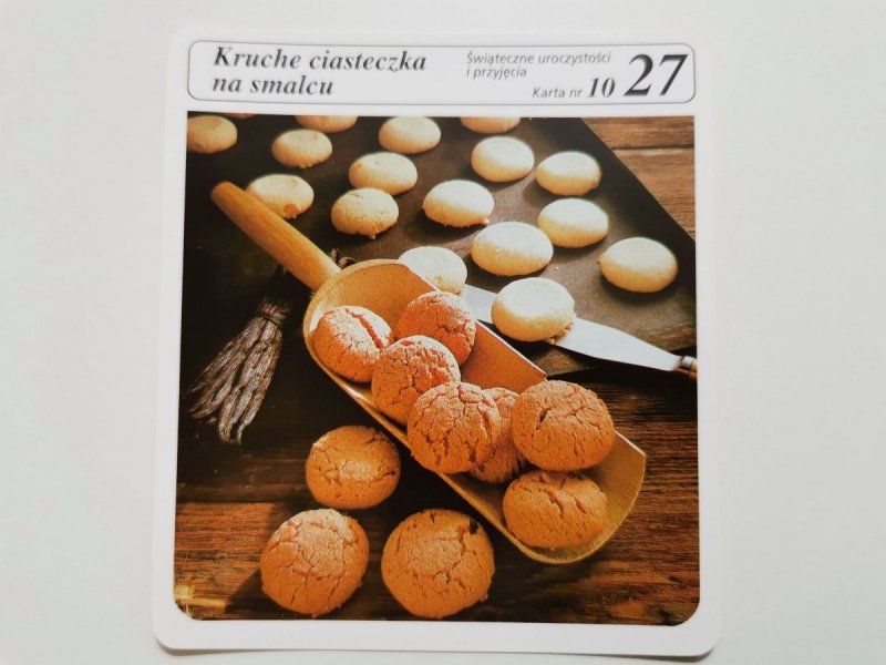 KARTA KULINARNA NR. 10 KRUCHE CIASTECZKA NA SMALCU