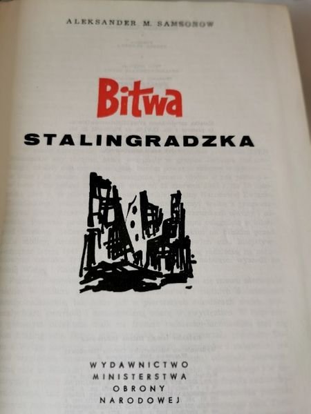 Bitwa stalingradzka - Aleksander M. Samsonow
