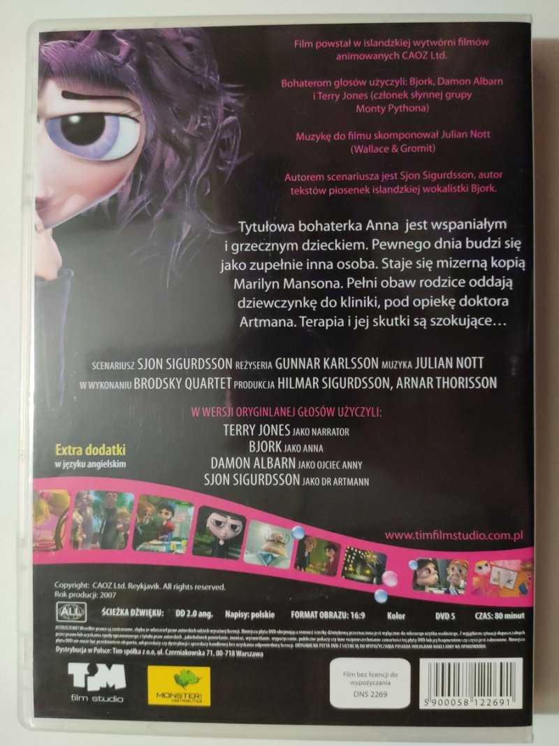 DVD. ANNA I HUMORKI