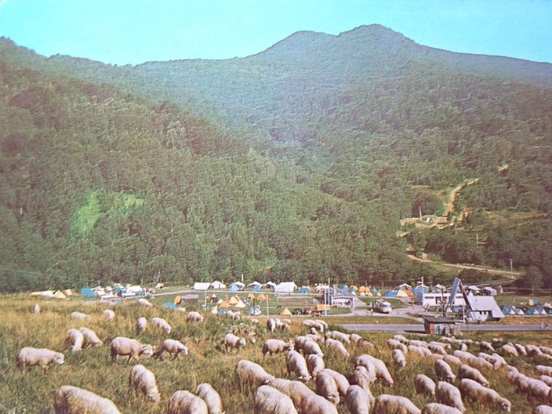 BIESZCZADY. POLE CAMPINGOWE W... FOT. J. SIUDECKI