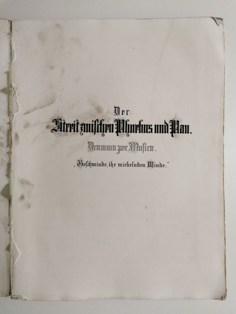 WERKE JOHANN SEBASTIAN BACH ERSTER JAHRGANG 1861