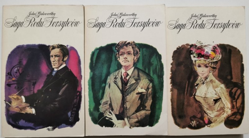 SAGA RODU FORSYTE’ÓW TOM 1-3 - John Galsworthy