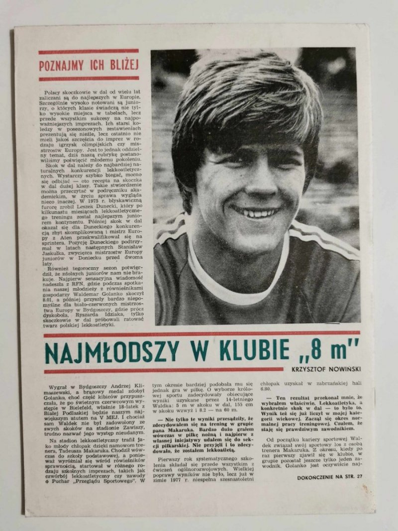 LEKKOATLETYKA NR 11 (283) 1979 ROK XXIV