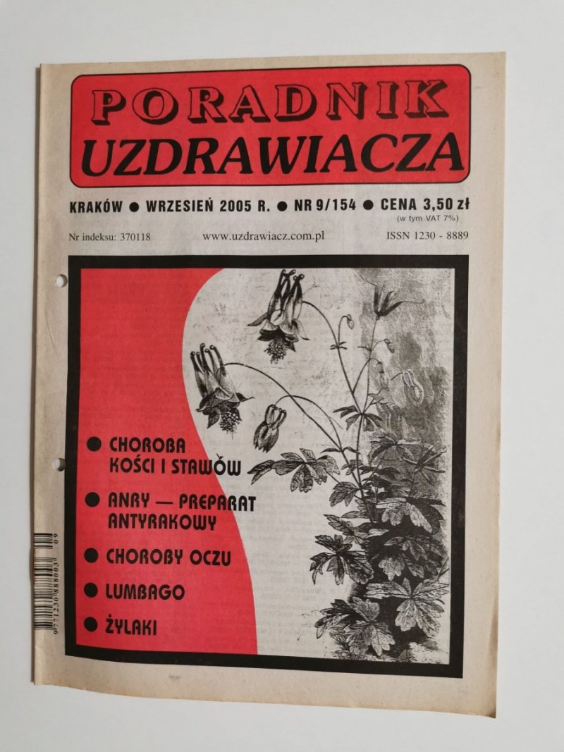 PORADNIK UZDRAWIACZA NR 9/154 WRZESIEŃ 2005 r.