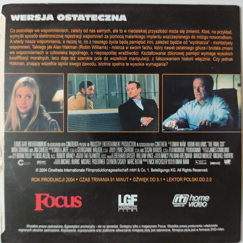 DVD. WERSJA OSTATECZNA
