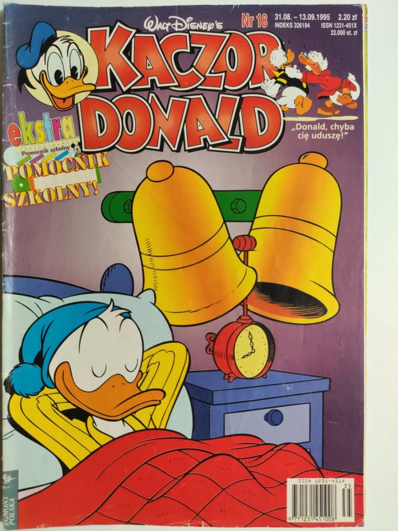 KACZOR DONALD NR 18/1995 – BEZ DODATKÓW