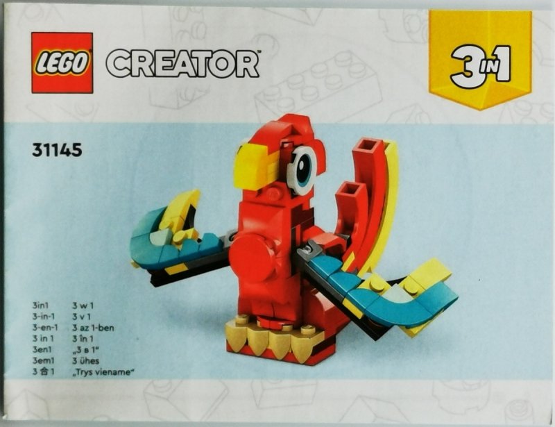 INSTRUKCJA.  LEGO CREATOR 31145  