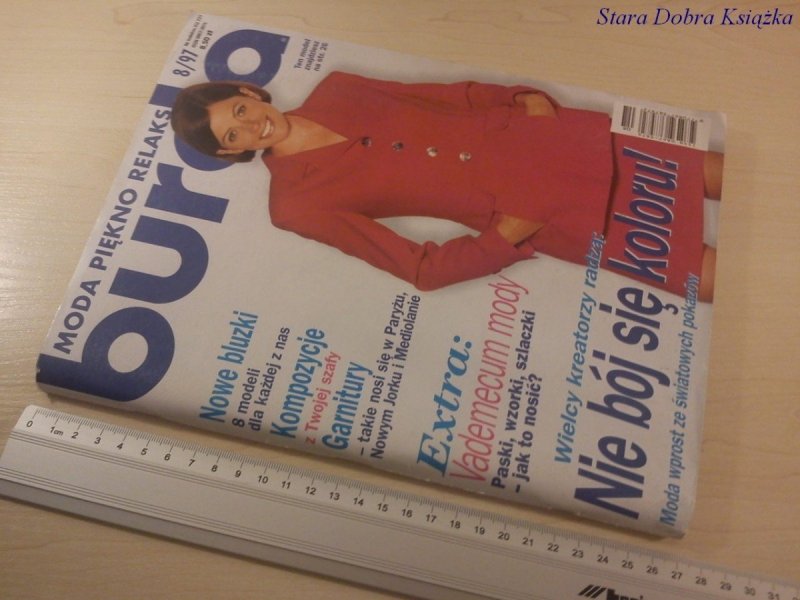 BURDA 8/97 NIE BÓJ SIĘ KOLORU!