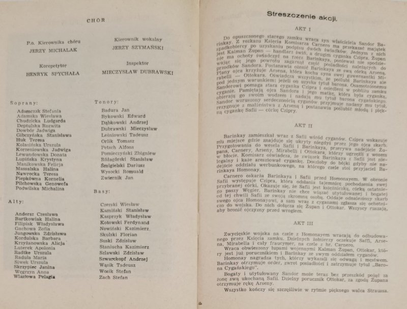 BARON CYGAŃSKI – JAN STRAUSS. OPERETKA W TRZECH ATKACH 