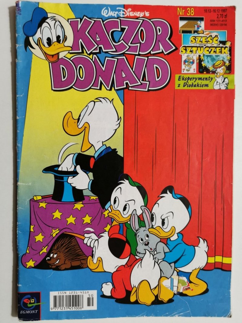 KACZOR DONALD nr 38 – 10.12 - 16.12.1997