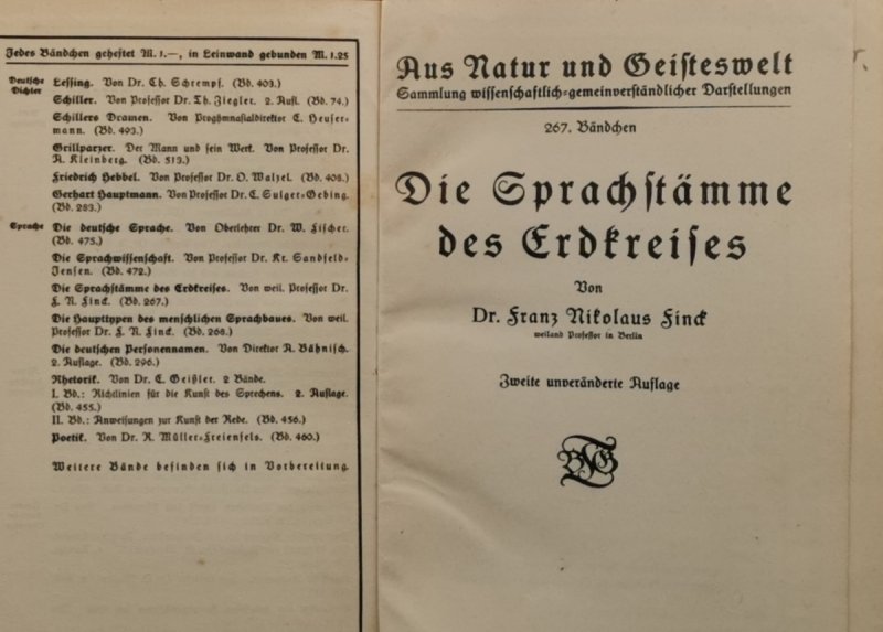 DIE GPRACHSSTAMME DES CRDFREISSES 1915 - Franz Nikolaus Find