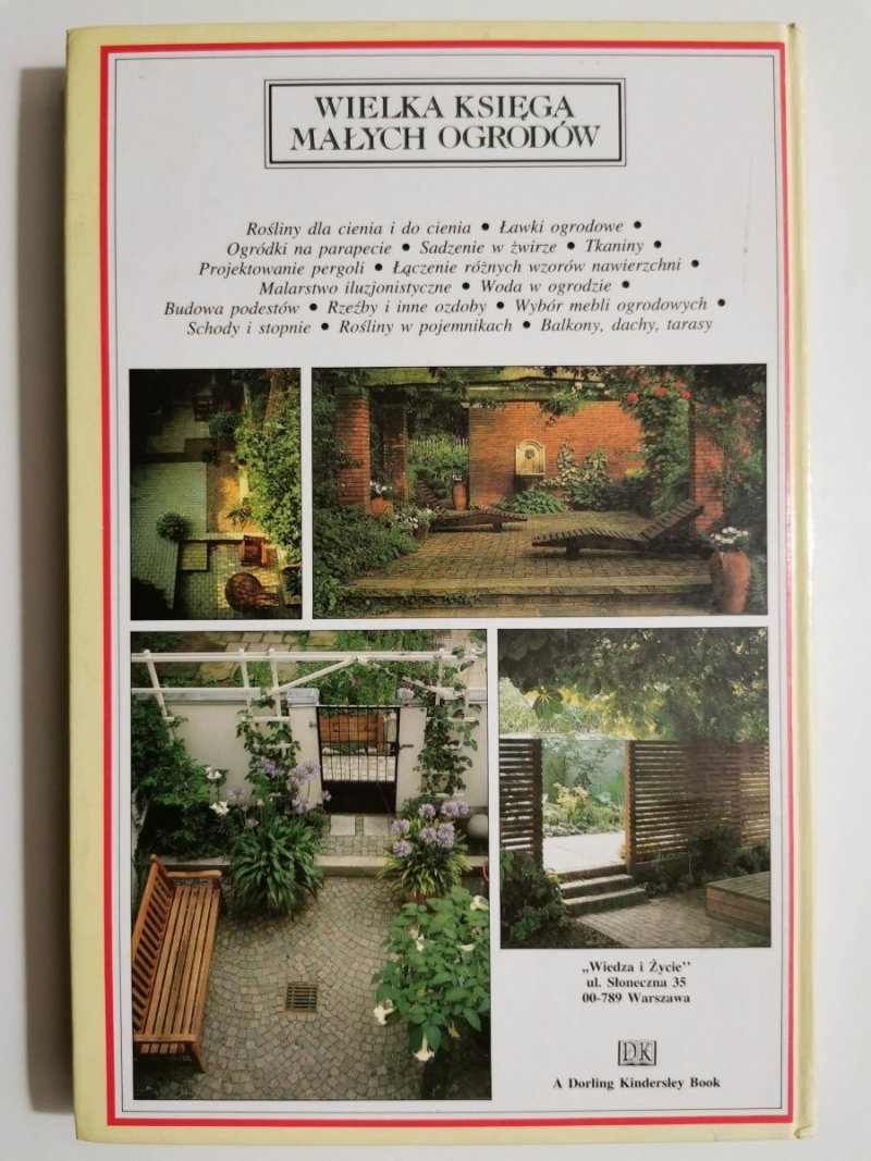 WIELKA KSIĘGA MAŁYCH OGRODÓW - John Brookes 