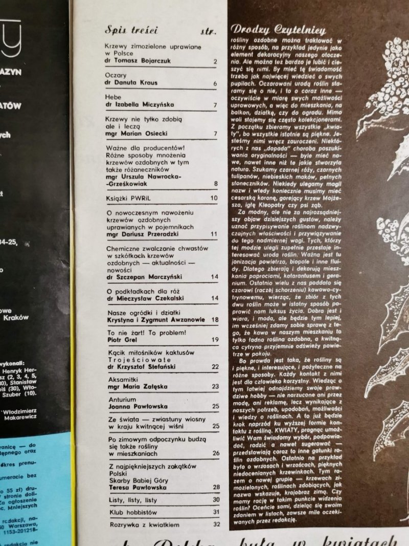 KWIATY NR 1/1984