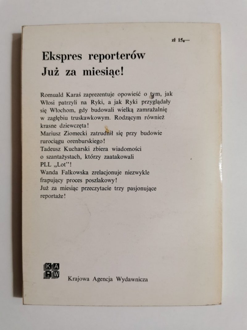 EKSPRES REPORTERÓW: ADAMIECKI O DRAMACIE W TATRACH 1976
