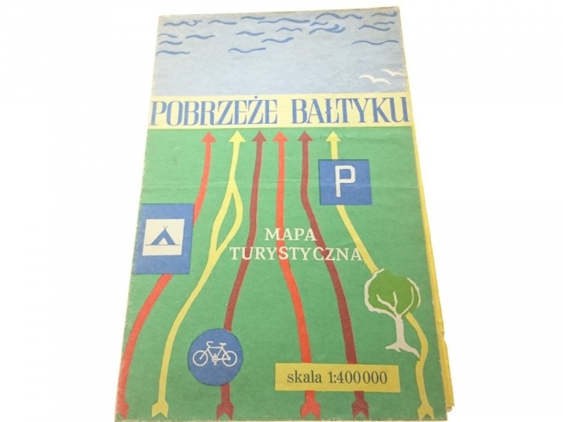 POBRZEŻE BAŁTYKU. MAPA TURYSTYCZNA 1979