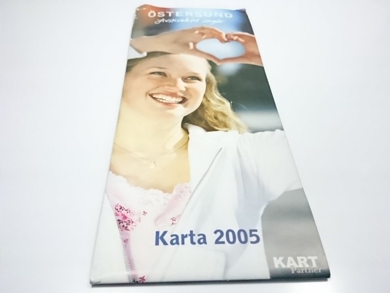 OSTERSUND. KARTA 2005 MAPA Z OGŁOSZENIAMI