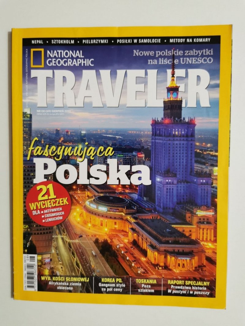 NATIONAL GEOGRAPHIC TRAVELER NR 08 (69) SIERPIEŃ 2013