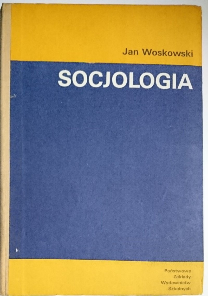 SOCJOLOGIA - Jan Woskowski 1972