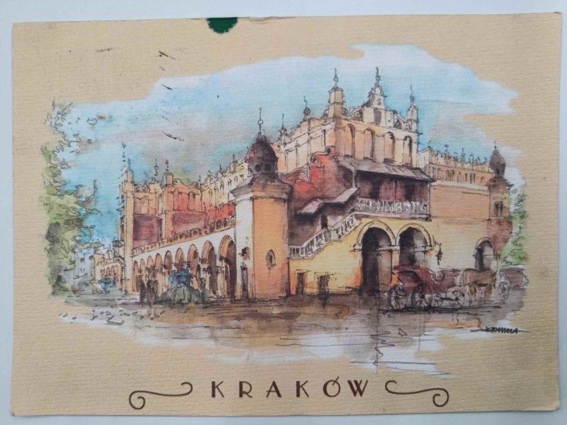 KRAKÓW RYSUNEK SUKIENNICE