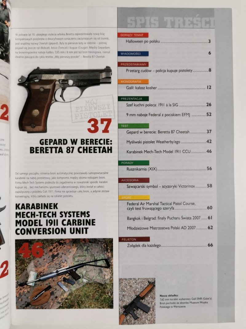 STRZAŁ MAGAZYN O BRONI NR 11 (55) LISTOPAD 2007