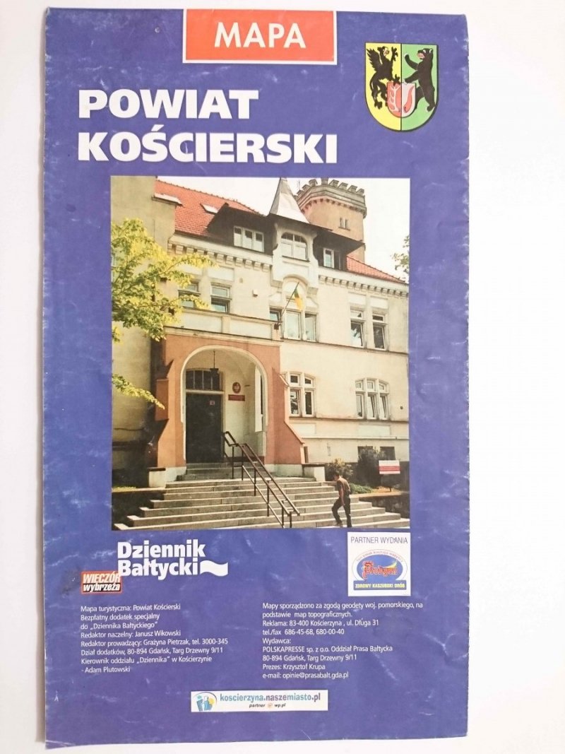 MAPA. POWIAT KOŚCIERSKI 