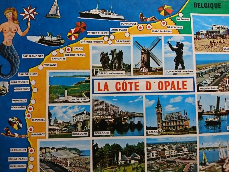 LA COTE D'OPALE. KOLAŻ ZDJĘĆ