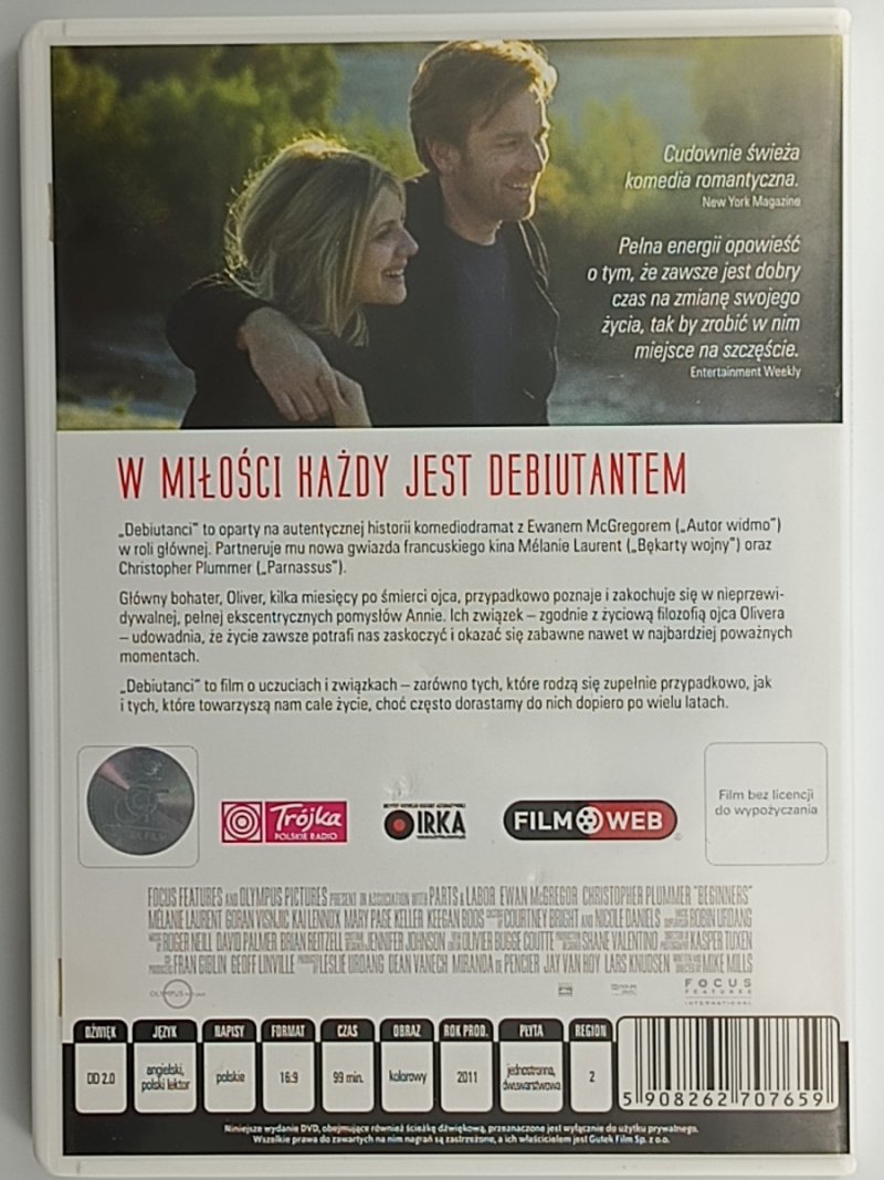 DVD. DEBIUTANCI