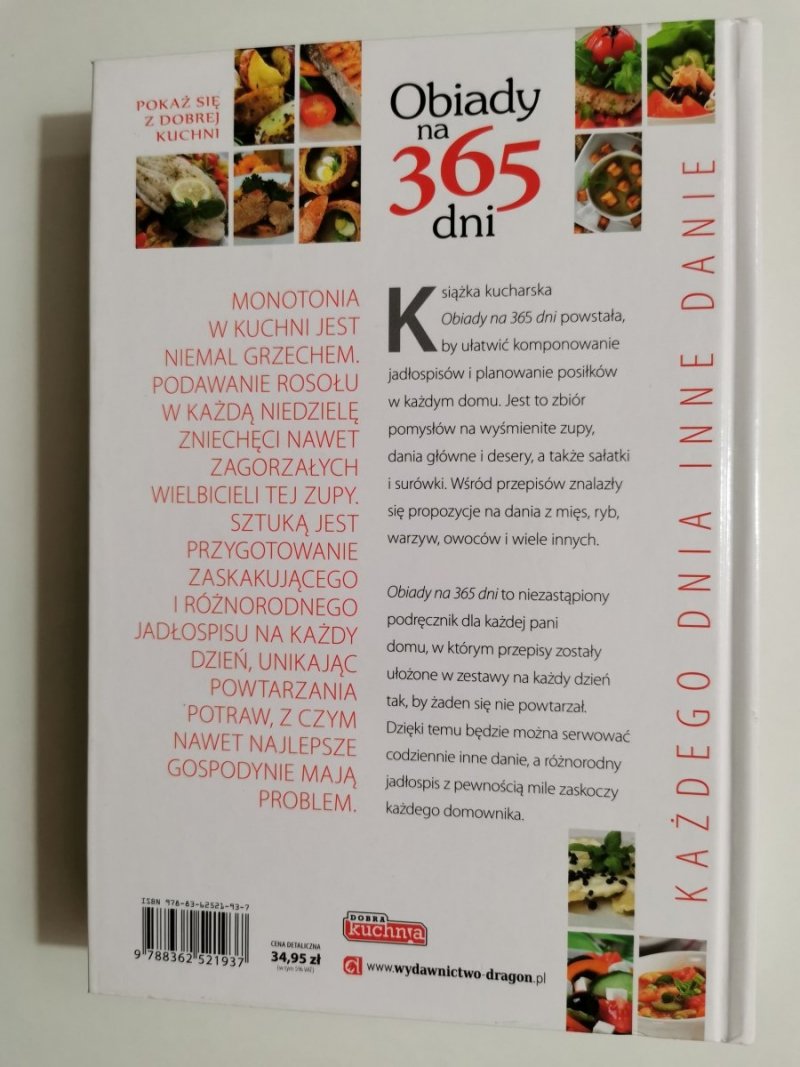 OBIADY NA 365 DNI POKAŻ SIĘ Z DOBREJ KUCHNI 2011