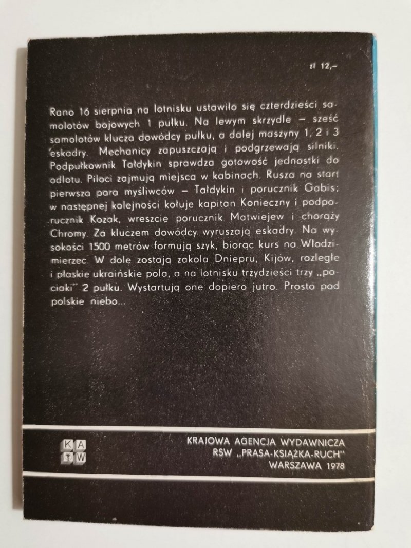 MINIATURY LOTNICZE. LOT DO POLSKI - Medard Konieczny 1978