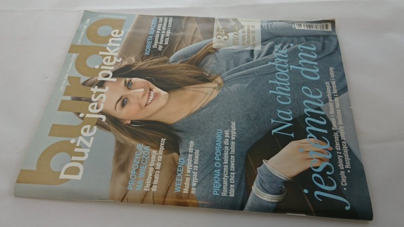 BURDA. DUŻE JEST PIĘKNE NR 2/2009 NA CHŁODNE