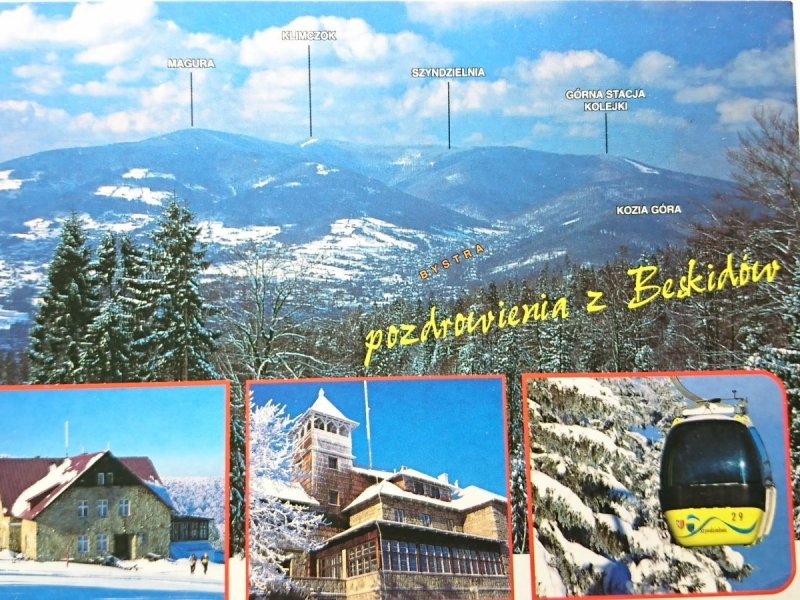 POZDROWIENIA Z BESKIDU. WIDOK NA...FOT SKWIERAWSKI