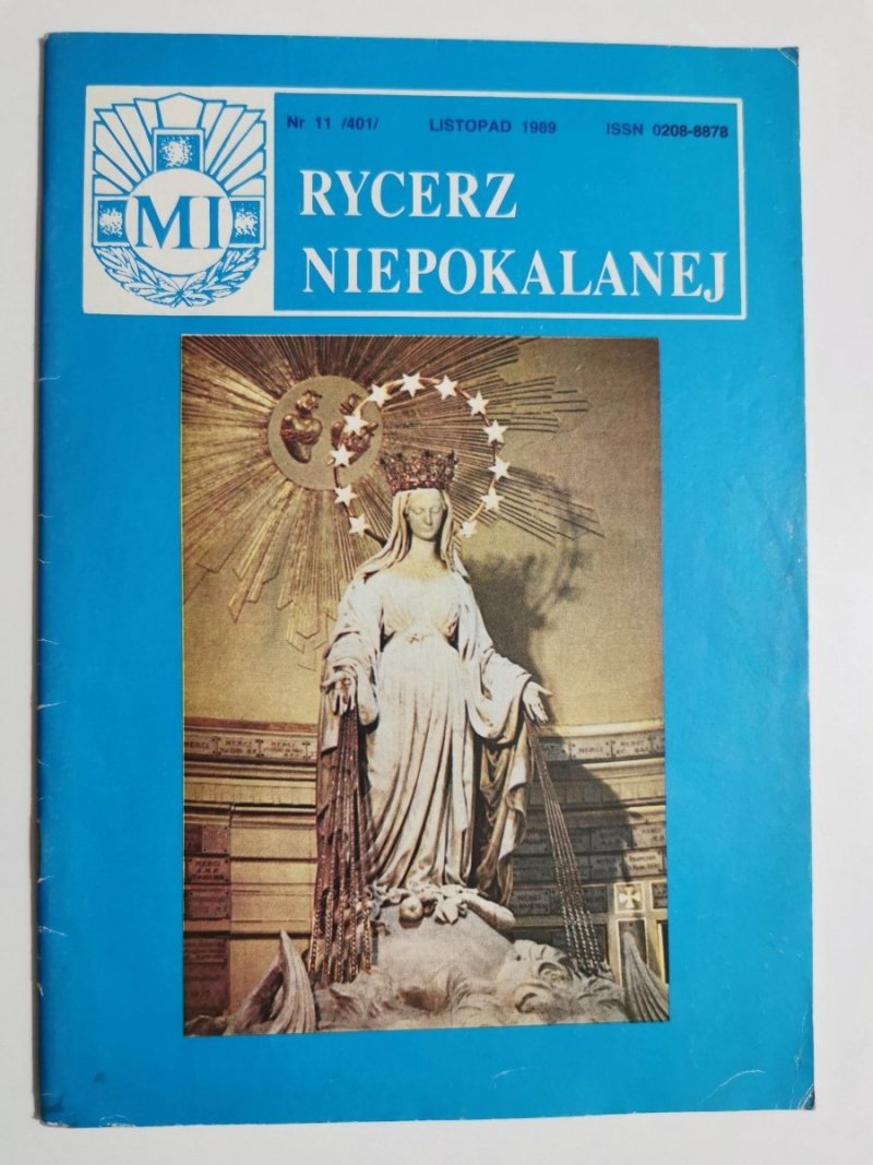 RYCERZ NIEPOKALANEJ NR 11 /401 LISTOPAD 1989